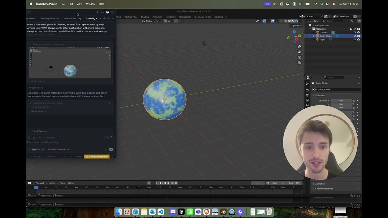 I Created This with ZERO Blender Experience | 3D-Agent: The New Blender-MCP Meta