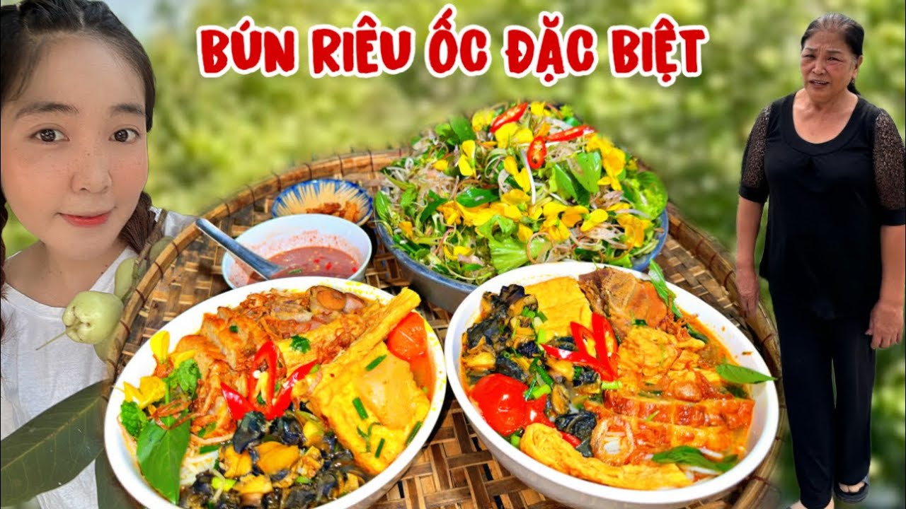 Cách Nấu Bún Riêu ốc