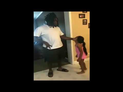 Little Girl First Time Seeing Her Daddy Without His Dreads - Funny Video