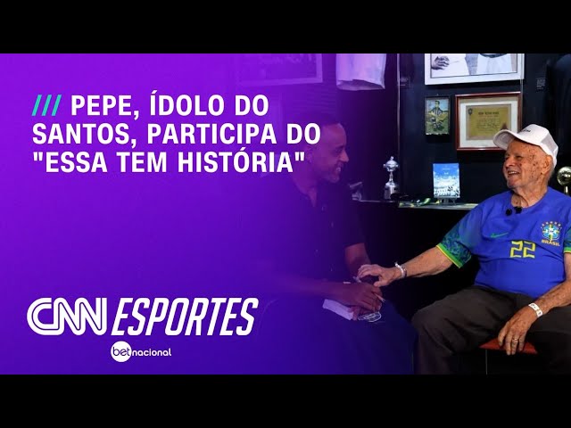 Série “Essa tem História” estreia neste domingo (17) com Pepe, ídolo do Santos | AGORA CNN