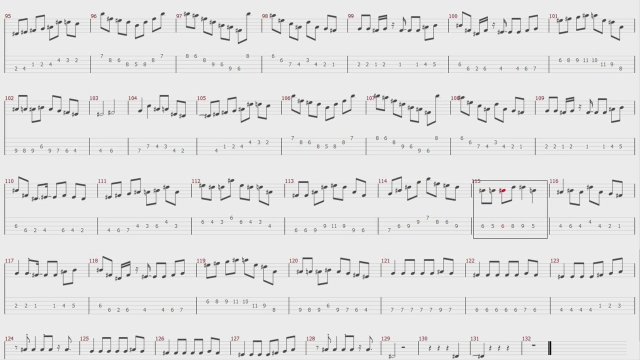 5弦用・4弦用ベースTAB「ミックスナッツ」- Official髭男dism