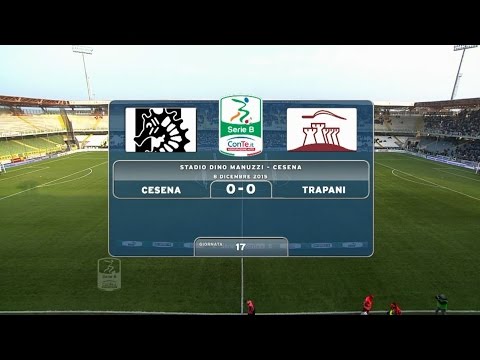Highlights Cesena-Trapani 0-0, 17^ giornata SerieB 8.12.15 ©TrapaniCalcio.it