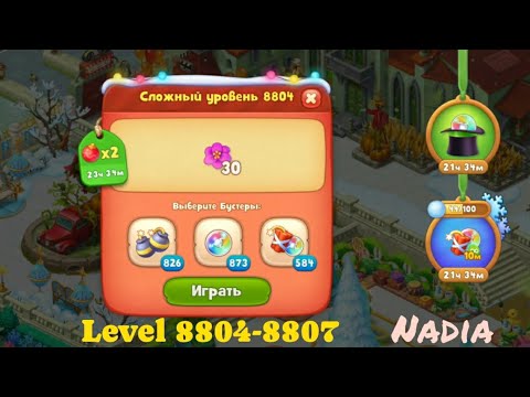 Gardenscapes Level 8804, 8805, 8806, 8807🥀