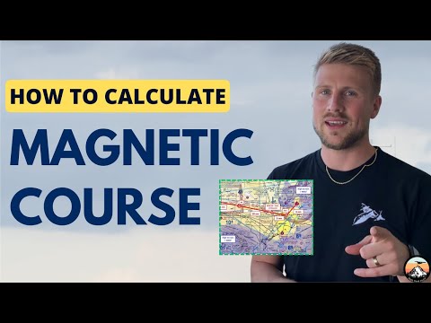 Part of a video titled How to Calculate Magnetic Course - For Student Pilots - YouTube