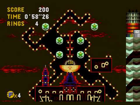 Sonic CD (Sega/Mega CD) Bad Future Run Part 2 (Collision Chaos)