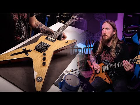 Washburn Boogie Street Guitars Limited The Cross Dimebag Darrell Signature Flame Maple Top Natural 2004 w/OHSC (Artist Owned) image 17