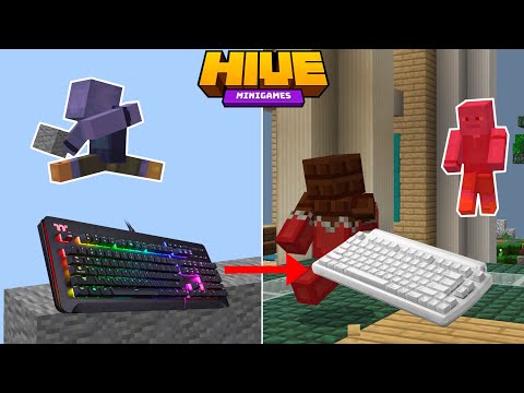 Hive Skywars But My Keyboard Gets WORSE