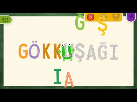 Dodoo ABC Learn Turkish Alphabet Part 2 - İngilizce Eğitim  - Çocuklar için Türkçe Alfabe Öğrenme