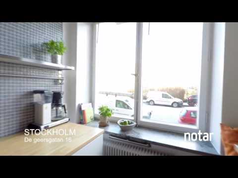 De Geersgatan 16 - 1,5:a · 40m2 - Östermalm / Nedre Gärdet : Via Notar mäklare Solna