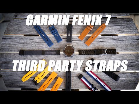 Best Straps for the Garmin Fenix 7 and  Fenix 8?