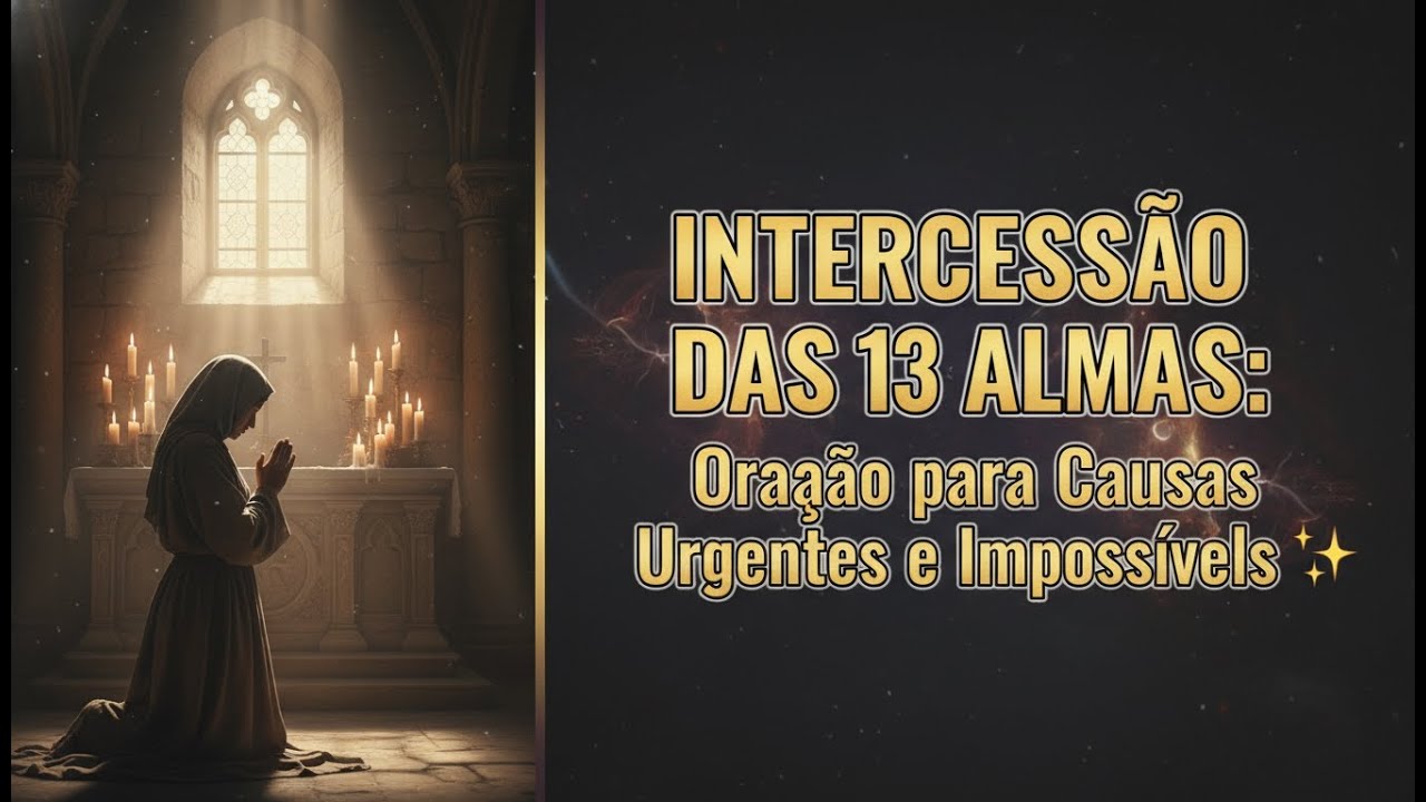 ORAÇÃO DAS 13 ALMAS PARA REALIZAR QUALQUER DESEJO (MUITO FORTE)