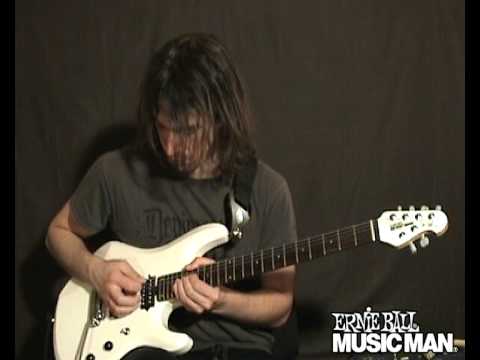 Ernie Ball Music Man YouTube Artist Ivan Mihaljevic and his John Petrucci Signature Model Guitar