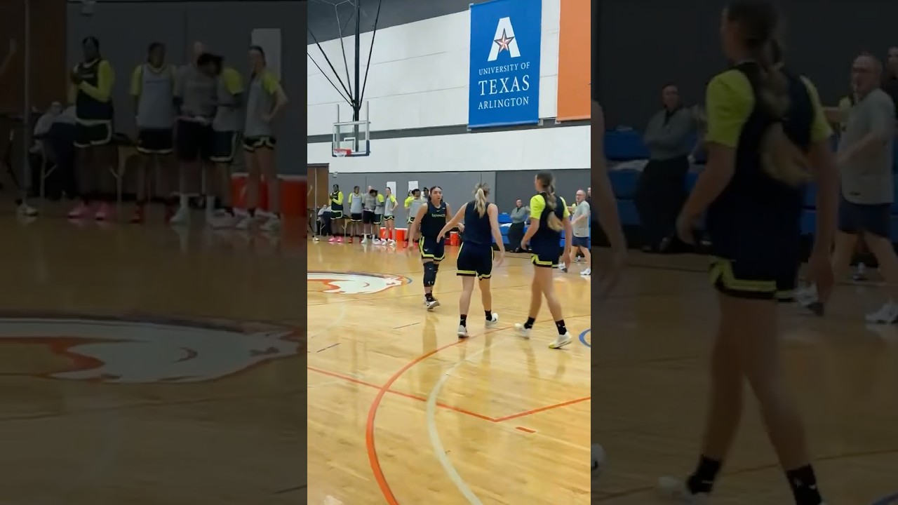 Paige Bueckers to Azzi Fudd for three