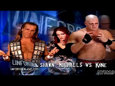 Shawn Michaels vs Kane Unforgiven 2004 Highlights