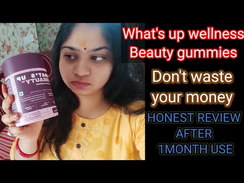 What's Up Wellness Beauty gummies Review||After 1...