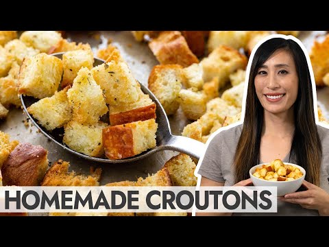 How to Make Croutons (Oven & Stovetop Methods)