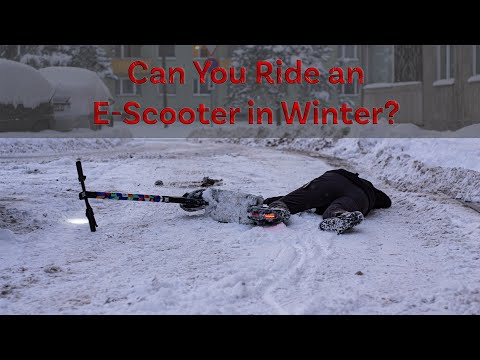 Can You Ride Electric Scooter in Winter? 6 Things to Consider With When Riding an E-Scooter in Snow