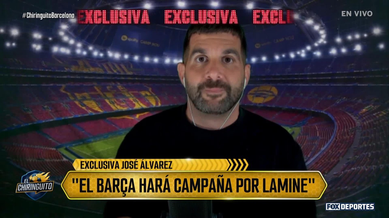 CAMPAÑA 'CULÉ' para apoyar a LAMINE YAMAL por el BALÓN DE ORO, informa José Álvarez | El Chiringuito