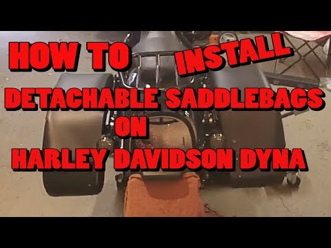 How To: Install Detachable Saddlebags On Harley Davidson ...