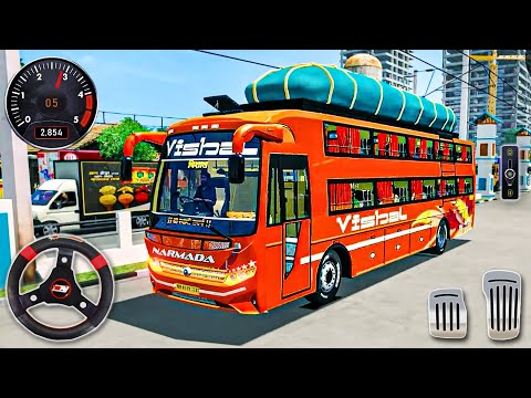 Offroad Bus Simulator - Coach Uphill Bus Drive Simulator 3D - Android GamePlay
