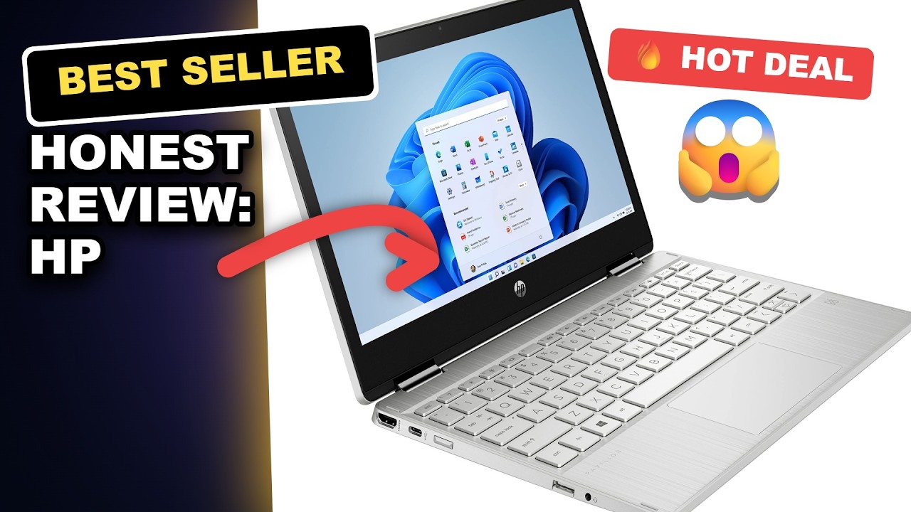 Honest Review: HP Pavilion X360 2-IN-1 11.6 HD Laptop for Budget Users in 2024 review video