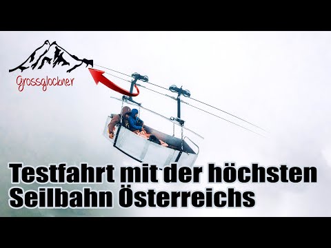 Incredible: Travelling with Austria's highest cable car towards the high mountains (Großglockner)