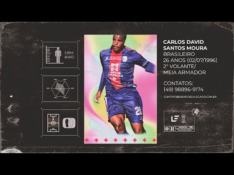 Carlos David Moura - 1996 - Meia Central/Meia Atacante - Melhores Momentos 2022!