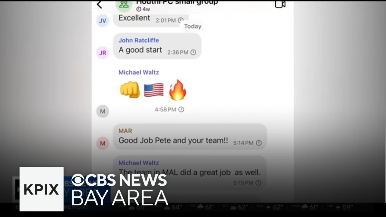 New details emerge in group chat that included details about military strikes in Yemen