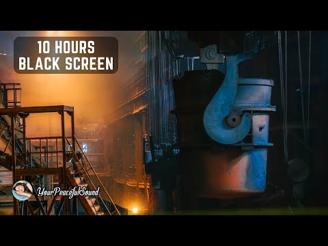 Industrial Factory Ambience | 10 Hours Industrial White Noise and Machine Sounds