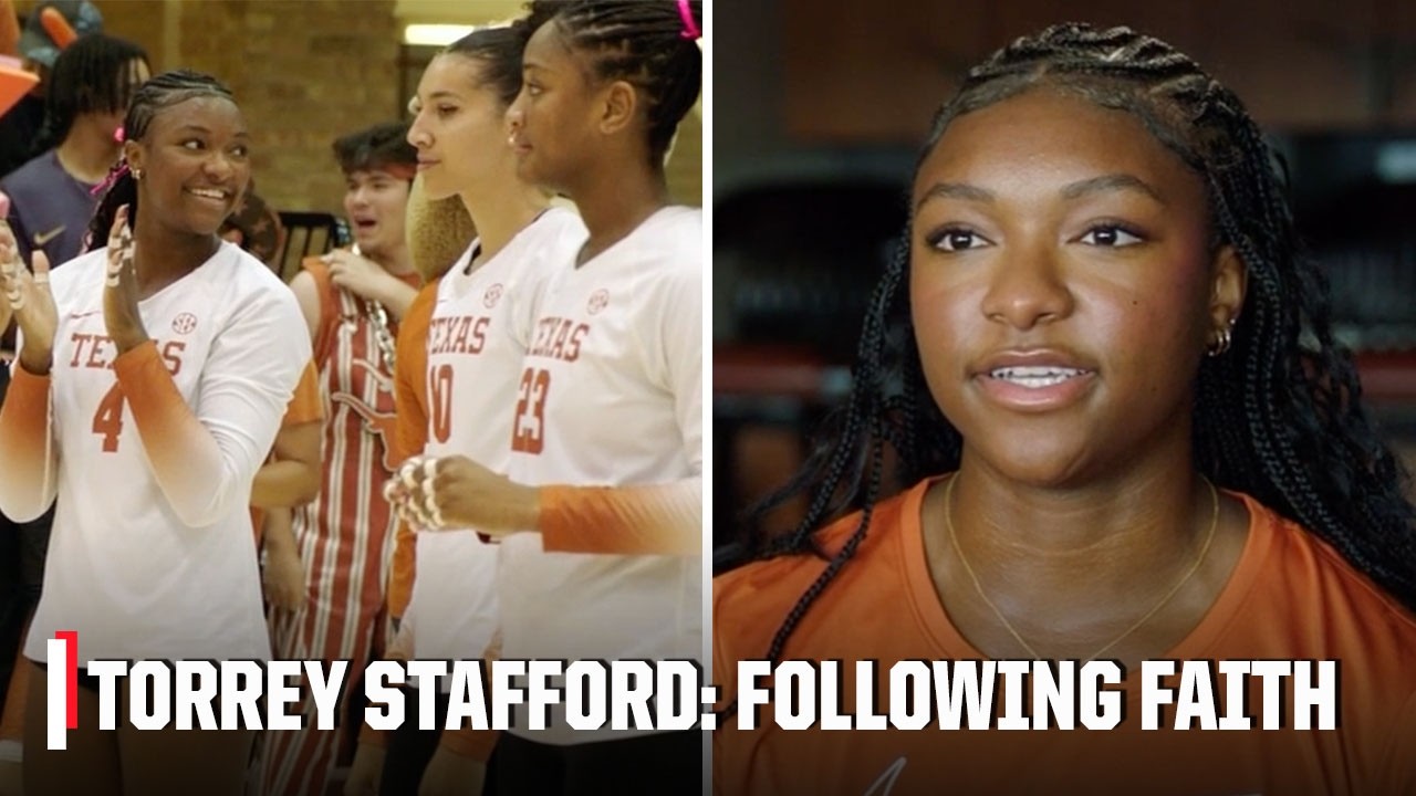 Game On: Torrey Stafford followed her faith to the Texas Longhorns 🤘 | College Volleyball on ESPN