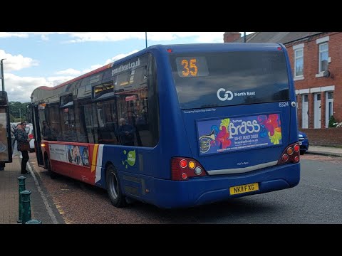 go north east 8324 operating route 35 to low moorsley