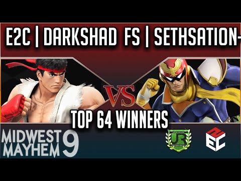 Midwest Mayhem 9 TOP 64 WINNERS - E2C | Darkshad (Ryu) vs FS | SETHsational (Captain Falcon)