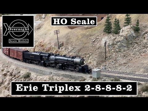 HO Scale MTH 2-8-8-8-2 Erie Triplex #5016