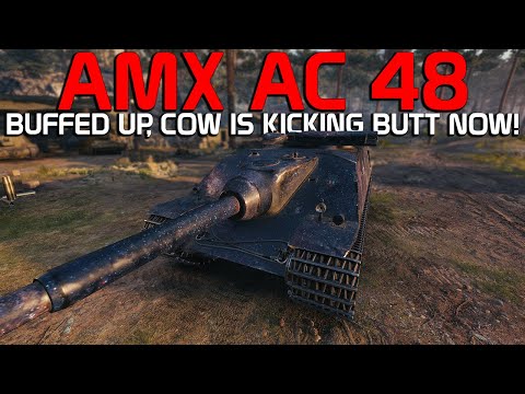cow is KICKING BUTT Fellas! AMX AC 48 | World of Tanks