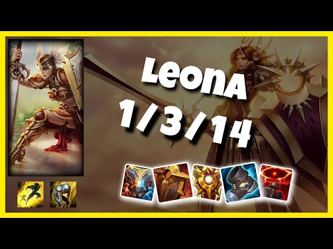 Leona Support 11.2 Challenger Gameplay Replay - S11 (1/3/14) - BR