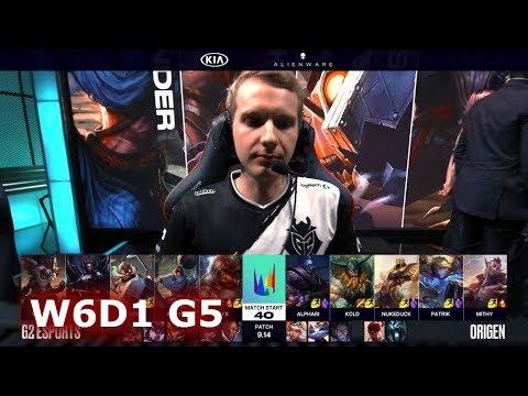 G2 eSports vs Origen | Week 6 Day 1 S9 LEC Summer 2019 | G2 vs OG W6D1