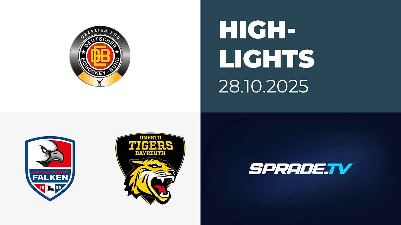 28.10.2025 - Highlights - Heilbronner Falken vs. onesto Tigers Bayreuth