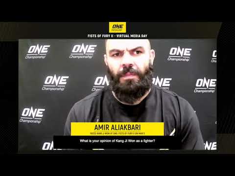 Amir Aliakbari ONE Championship Fists of Fury II virtual media day interview