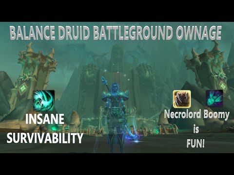 Balance Druid PvP | Necrolord BattleGround Ownage! | Silvershard Mines | WoW Shadowlands 9.1