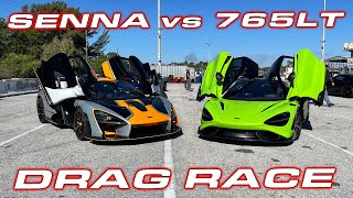 McLaren 765 LT was faster than the hypercar Senna