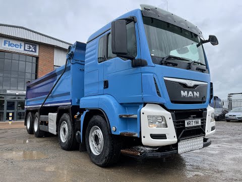 MAN TGS 32.400 Eu6 8x4 STEEL TIPPER 2017 - WR17 YNK