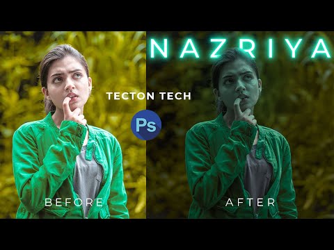Nazriya | Neon Text Effect in Photoshop | Tecton Tech