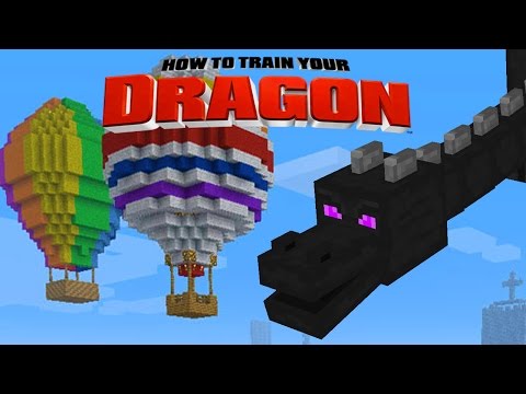 Little Lizard Adventures - Minecraft - HOW TO TRAIN YOUR DRAGON - Air Baloons! [29]