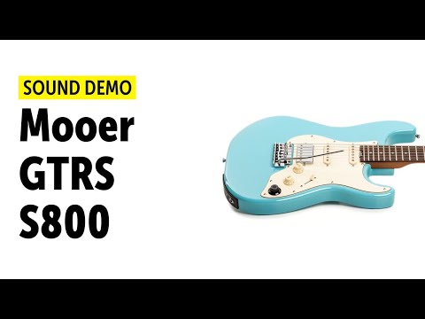 Демонстрация звучания электрогитары GTRS S800