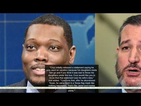 'Weekend Update' hosts mock Sen. Ted Cruz after he 'abandoned Texas' for Cancun trip