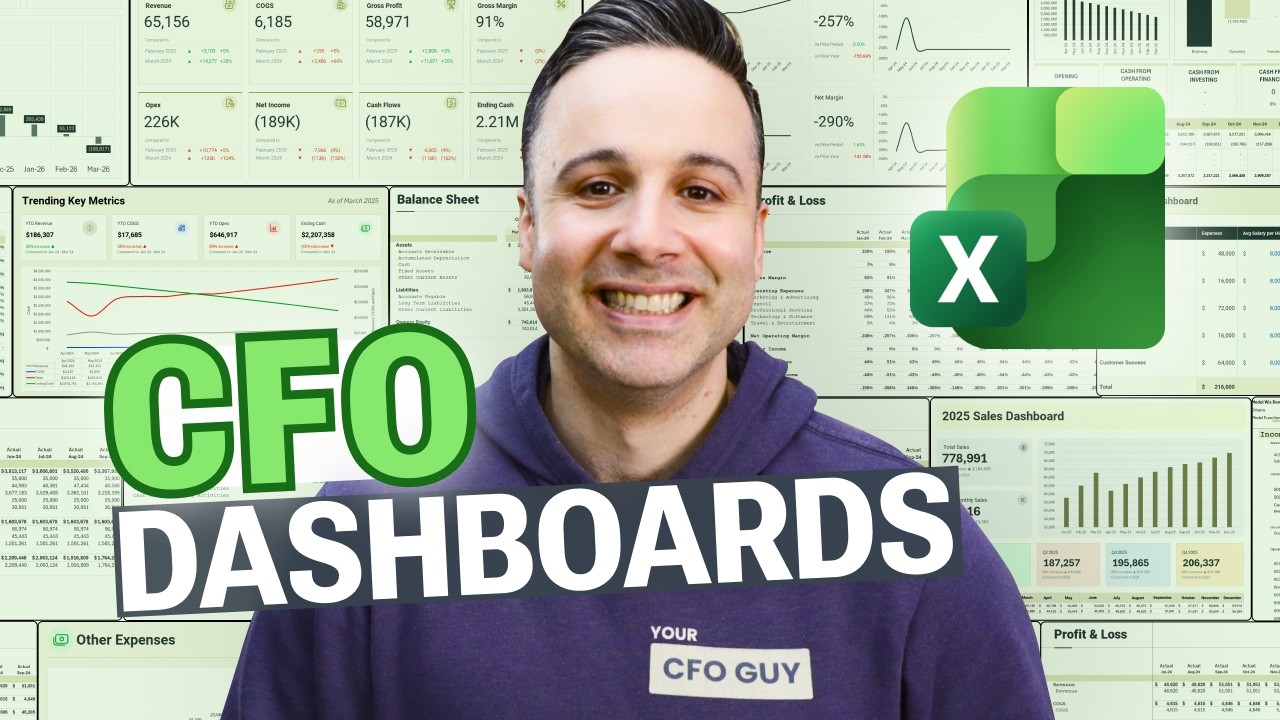 5 Excel Dashboards EVERY CFO Needs