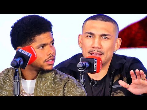 Shakur Stevenson vs Teofimo Lopez FULL HEATED Press Conference & Face Off