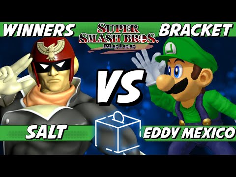 Coinbox 50 - Salt (Falcon) vs Eddy Mexico (Luigi) Winners Bracket - Smash Melee