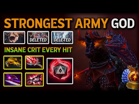 STRONGEST ARMY CARRY Chaos Knight | Insane Critical Every Hit With Bloodthorn Item | 7.39e DotA 2