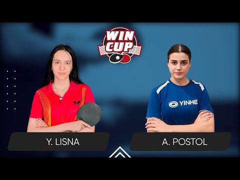 14:00 Yaroslava Lisna - Anastasiia Postol West 3 WIN CUP 23.11.2023 | TABLE TENNIS WINCUP